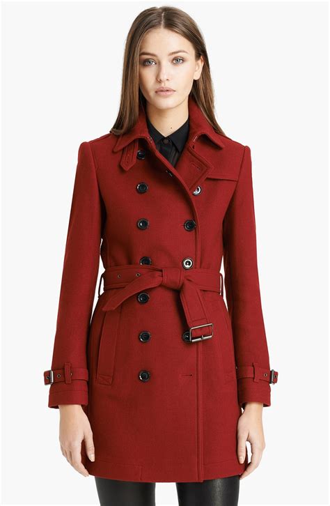 burberry red trench coat sale.